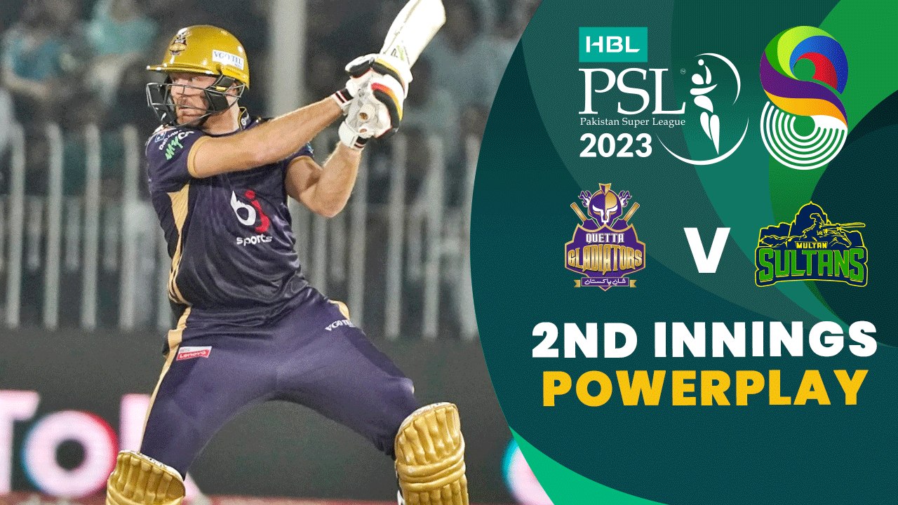 2nd Innings Powerplay | Quetta Gladiators vs Multan Sultans | Match 28 | HBL PSL 8 | MI2T