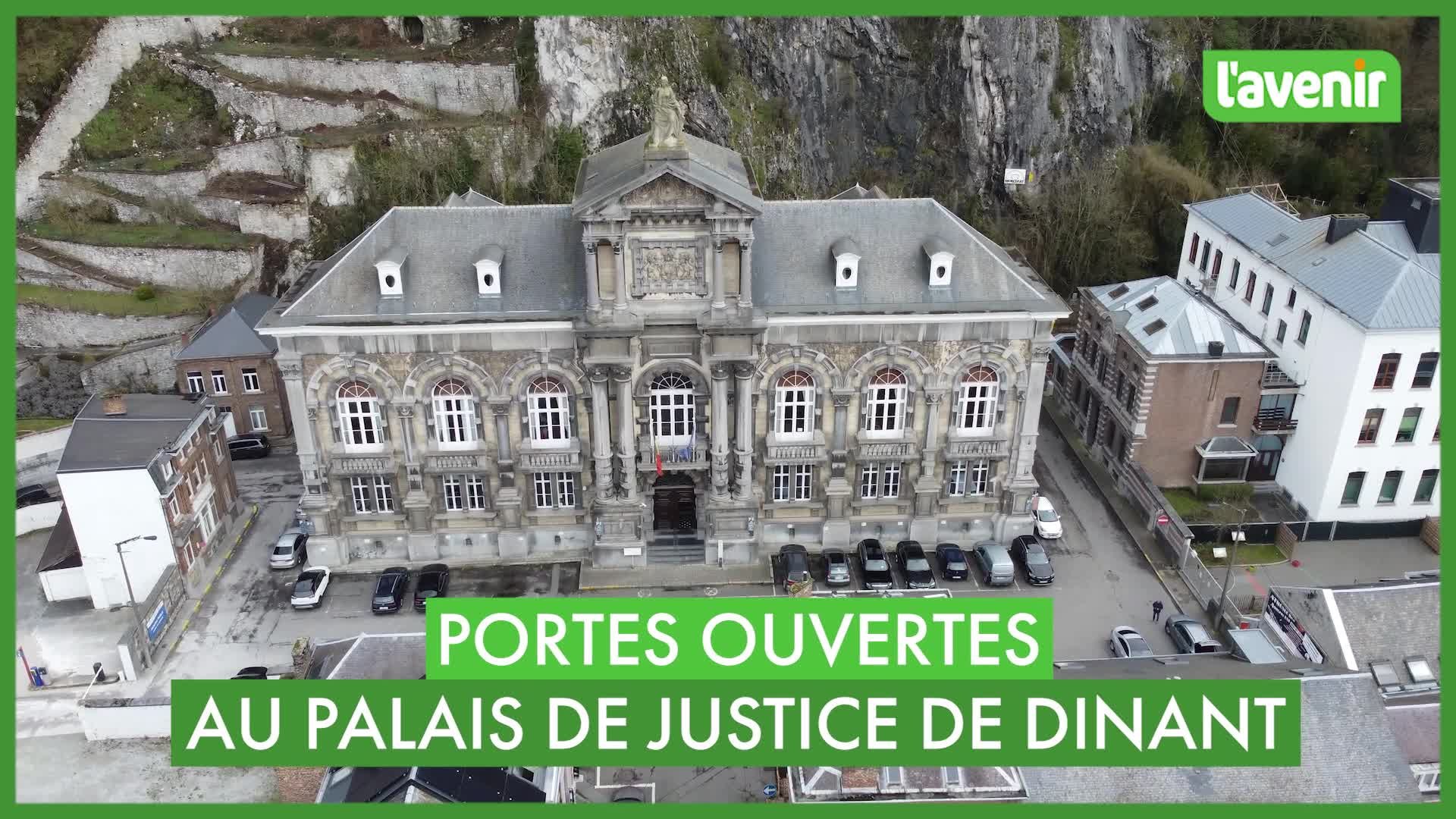 Portes ouvertes au palais de justice de Dinant - Vidéo Dailymotion