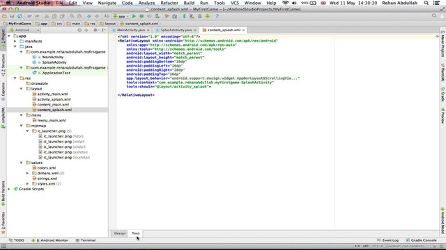 ANDROID STUDIO: Games Development || Tutorial 3 - Splash / Main / Game Activity