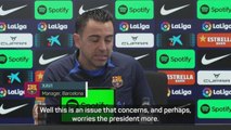 Xavi fully focused on football rather than refereeing scandal