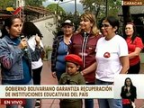Gobierno Bolivariano entrega materiales para recuperar las instituciones educativas de Caracas