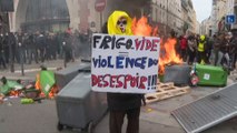 Réforme des retraites : une mobilisation en baisse, des heurts à Paris