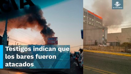 Reportan incendio de tres bares en Michoacán