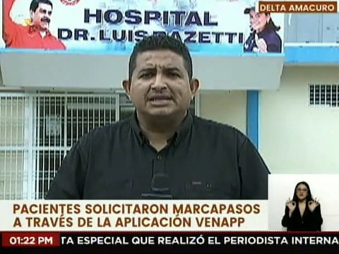 Sistema VenApp atendió 14 solicitudes de cirugía e implante de marcapasos en Delta Amacuro