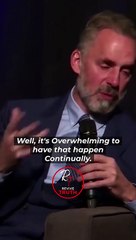 Jordan Peterson gets EMOTIONAL when TALKING about his FANS! #shorts