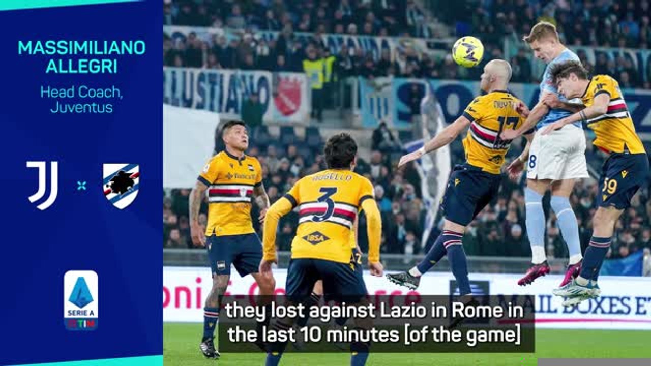 Allegri not underestimating struggling Sampdoria