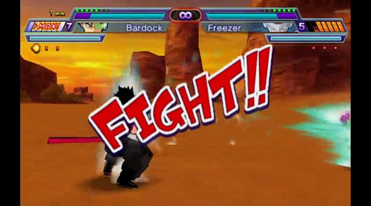 Dragon Ball Z: Shin Budokai 2 MOD HEROES - Bardock SS4 VS Golden Freeza RJ ANDA #dbs #dbh #dbgt