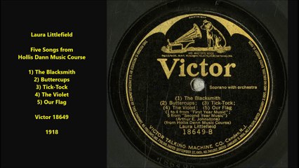 Five Songs from Hollis Dann Music Course - Laura Littlefield (1918)