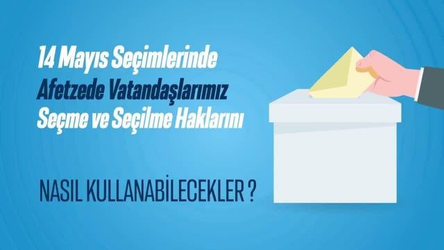 Barınma Yerleri Değişen Depremzedeler, Seçimler İçin 17 Mart Saat 23.59'a Kadar Yeni Adres Beyanında Bulunabilecek