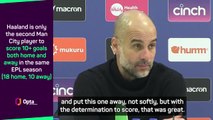 ‘He is under no pressure’ – Guardiola praises match-winner Haaland following Palace victory