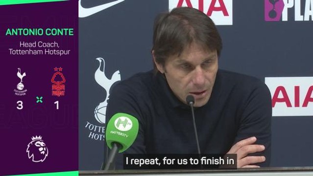 Spurs finishing in the top four would be like winning the Premier League - Conte