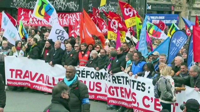 Protestas contra reforma de pensiones en Francia pierden fuerza en su séptimo día