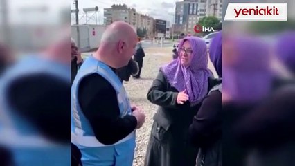 Depremzede kadından birilerini utandıracak sözler