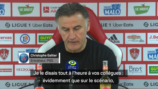 27e j. - Galtier : "Une victoire longue à se dessiner"