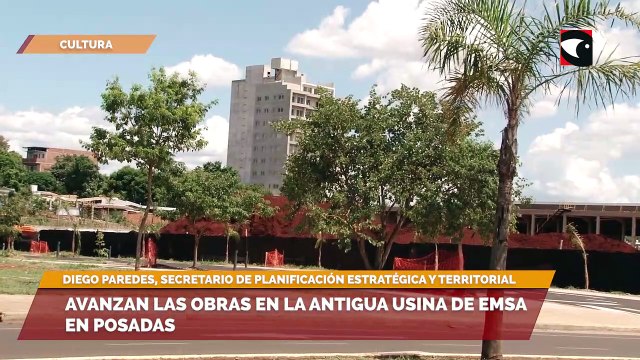 Avanzan las obras en la antigua usina de emsa en posadas