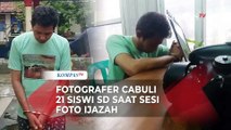 Fotografer Cabuli 21 Siswi SD Saat Sesi Foto Ijazah dengan Modus Rapikan Pakaian