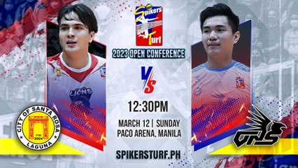 GAME 1 MARCH 12, 2023 | STA ROSA CITY LIONS vs VOLLEYBALL NEVER STOPS  |  OPEN CONFERENCE