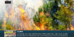 Cuba: Autoridades incrementan acciones para controlar incendio forestal