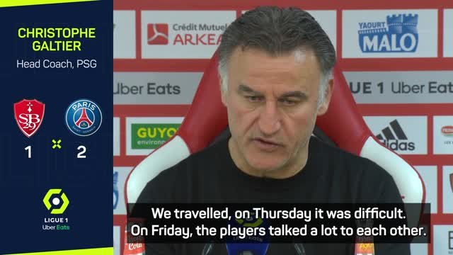 Galtier hails PSG response to Champions League exit