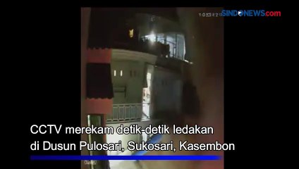 CCTV Rekam Detik-Detik Ledakan di Malang