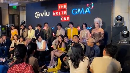 Ruru Madrid, Bianca Umali, and the rest of the cast of The Write One
