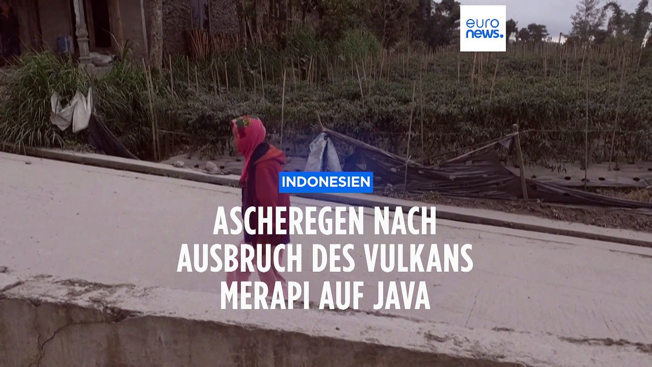 Merapi-Ausbruch auf Java - Zweithöchste Warnstufe nach Ascheregen