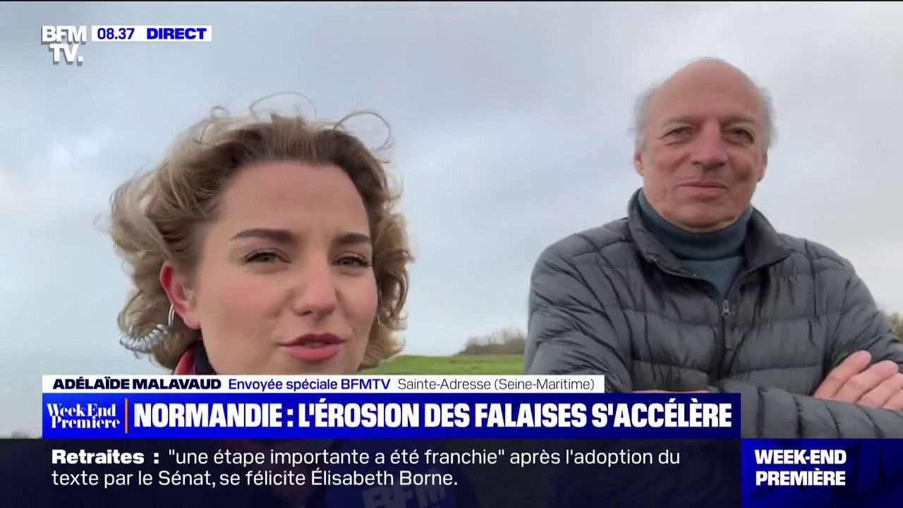 Éboulements de falaises en Normandie: le maire de Sainte-Adresse affirme qu'ils se "produisent assez fréquemment"