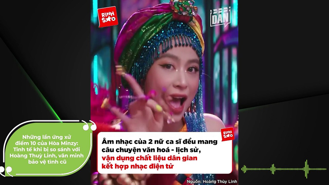 Những lần ứng xử điểm 10 của Hòa Minzy: Tinh tế khi bị so sánh với Hoàng Thuỳ Linh, văn minh bảo vệ tình cũ | Điện Ảnh Net