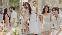 Ananya Pandey Sister Alanna Pandey Pre Wedding Inside Party Viral, Family ने किया Bridal Shower