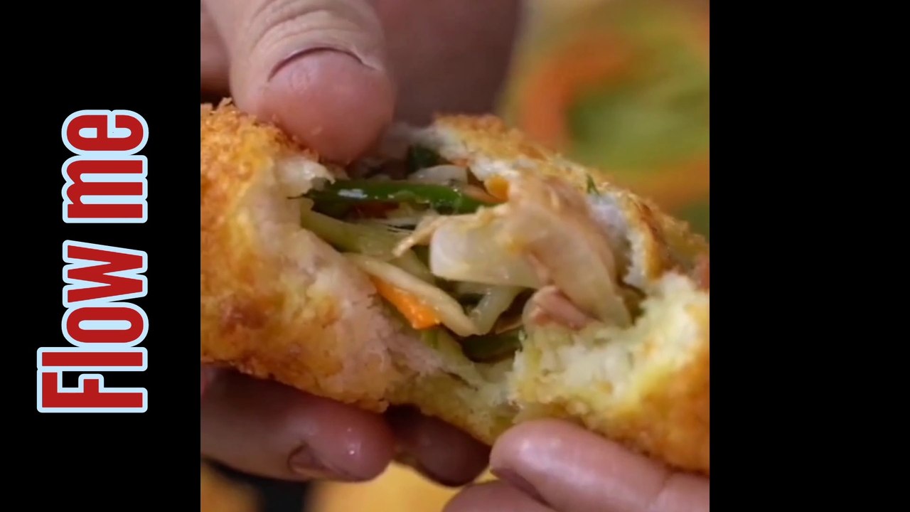 How to made bred rool at home,easy made at home,chines roll - video ...