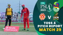 Toss & Pitch Report | Islamabad United vs Peshawar Zalmi | Match 29 | HBL PSL 8 | MI2T