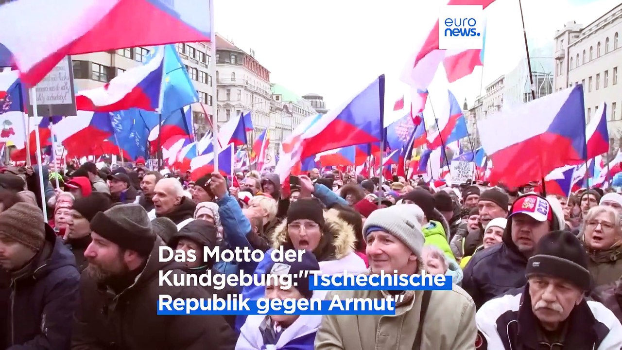 'Öl ins Feuer' - Prager Großdemonstration gegen Ukraine-Politik