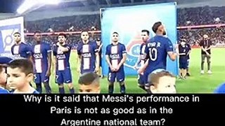 I found thr reason  why Messi is unable showcas....