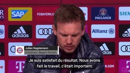24e j. - Nagelsmann satisfait des 3 points après le PSG