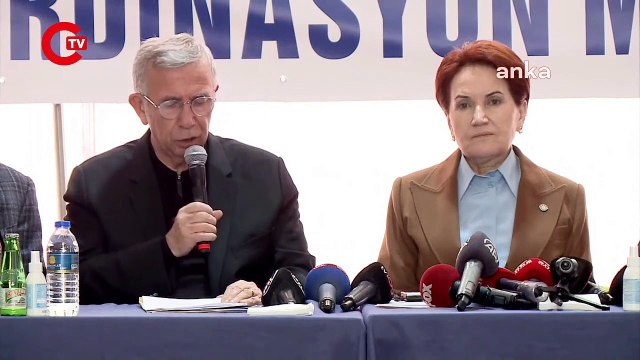 #CANLI | Deprem bölgesini ziyaret eden Mansur Yavaş ve Meral Akşener'den flaş açıklamalar...