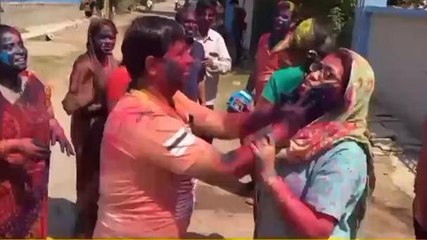 बैतूल: नगर में धूमधाम से मनाई जा रही है रंगपंचमी,लोगों ने एक दूसरे को दी बधाई