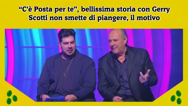 “C’è Posta per te”, bellissima storia con Gerry Scotti non smette di piangere, il motivo