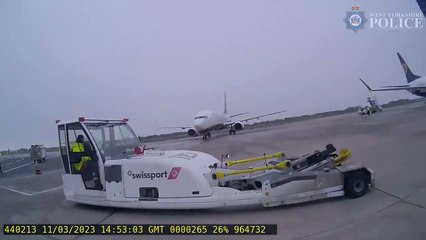 Police catch wanted man on flight back to UK landing at Manchester Airport