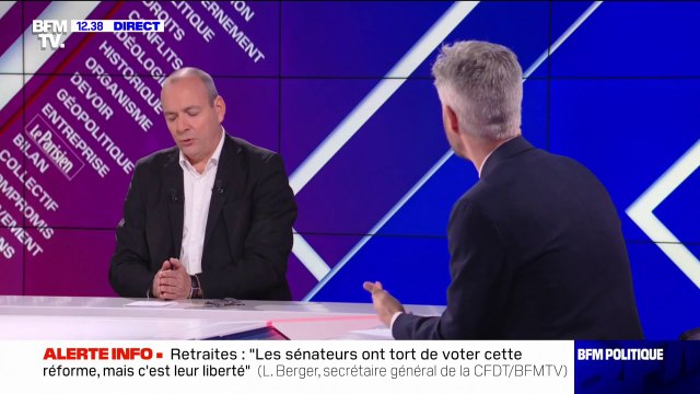 Laurent Berger: Je dis au gouvernement : puisque vous ne faites pas confiance à la démocratie sociale, écoutez au moins les citoyens