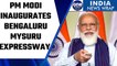 PM Modi inaugurates Bengaluru – Mysuru expressway in poll-bound Karnataka | Oneindia News