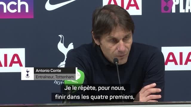 27e j. - Conte : “Pour nous, finir dans le top 4, c’est comme gagner la Premier League”