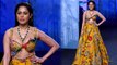 Lakme Fashion Week 2023: Nushrratt Bharuccha Yellow Lehenga में Bralette Bold Look Viral । Boldsky