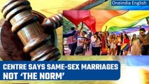 Centre opposes legal recognition of same-sex marriage, says not ‘the norm | Oneindia News