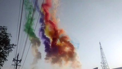 Holi: Chhindwara painted in seven colors, watch video