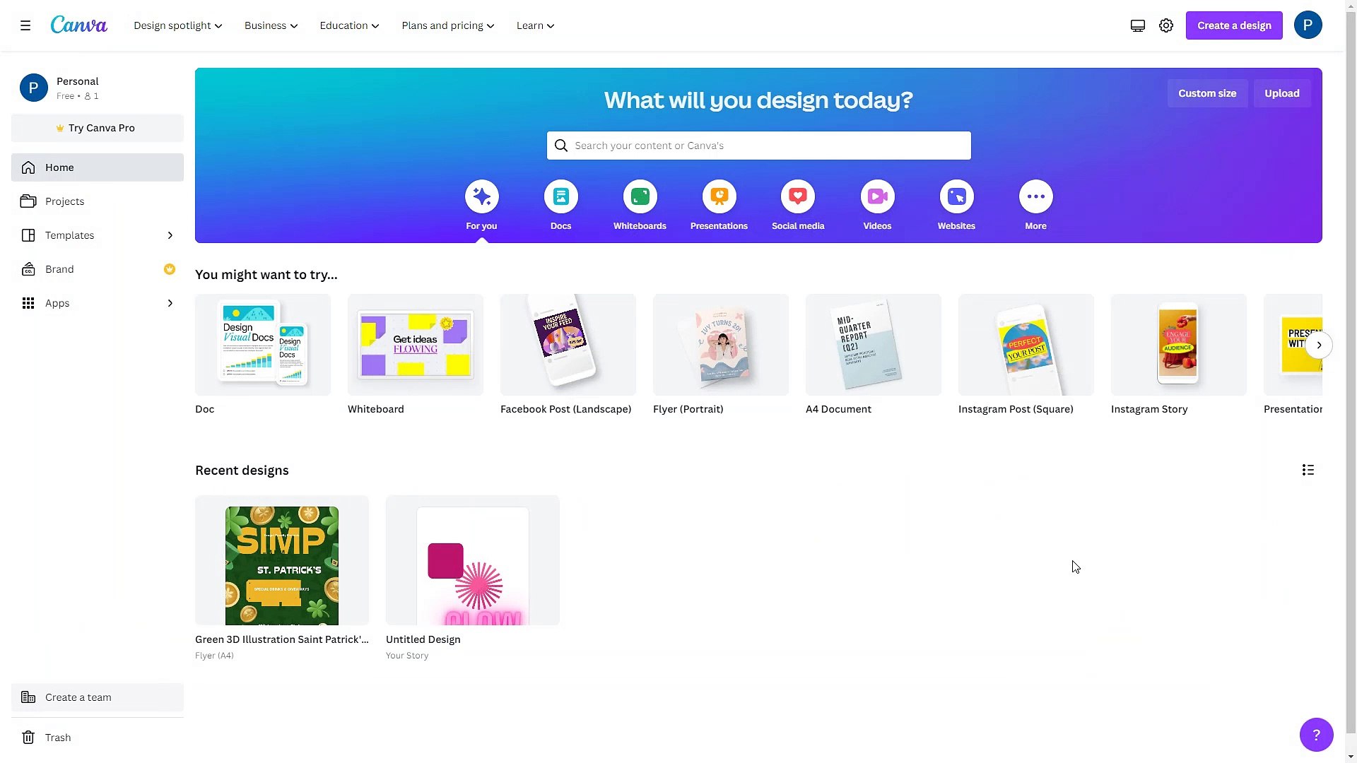 Canva Course Section 4 Accessing, Managing and Saving Design Files