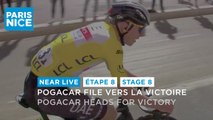 Pogacar file vers la victoire / Pogacar heads for victory - Étape 8 / Stage 8 - #ParisNice 2023