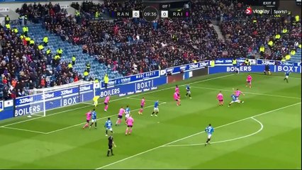 Rangers Vs Raith Rovers Scottish Cup Quarter Final 1 half