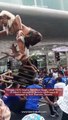 Minggu (12/3) Jelang Hari Raya Nyepi, umat Hindu di Jakarta menggelar parade ogoh-ogoh di kawasan Jl. M.H Thamrin, Jakarta.