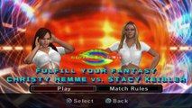 WWE SmackDown vs. Raw 2006 Christy Hemme vs Stacy Keibler