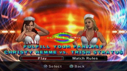 WWE SmackDown vs. Raw 2006 Christy Hemme vs Trish Stratus